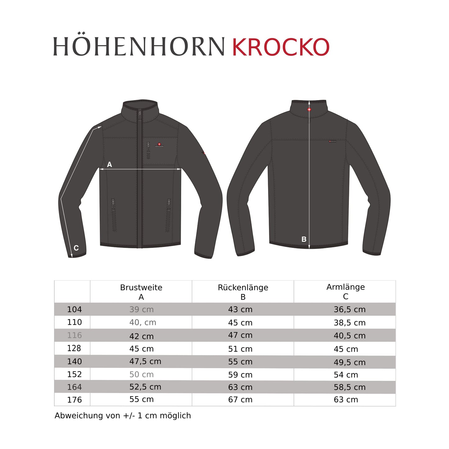 Höhenhorn Krocko children's jacket boys girls transitional jacket quilted jacket