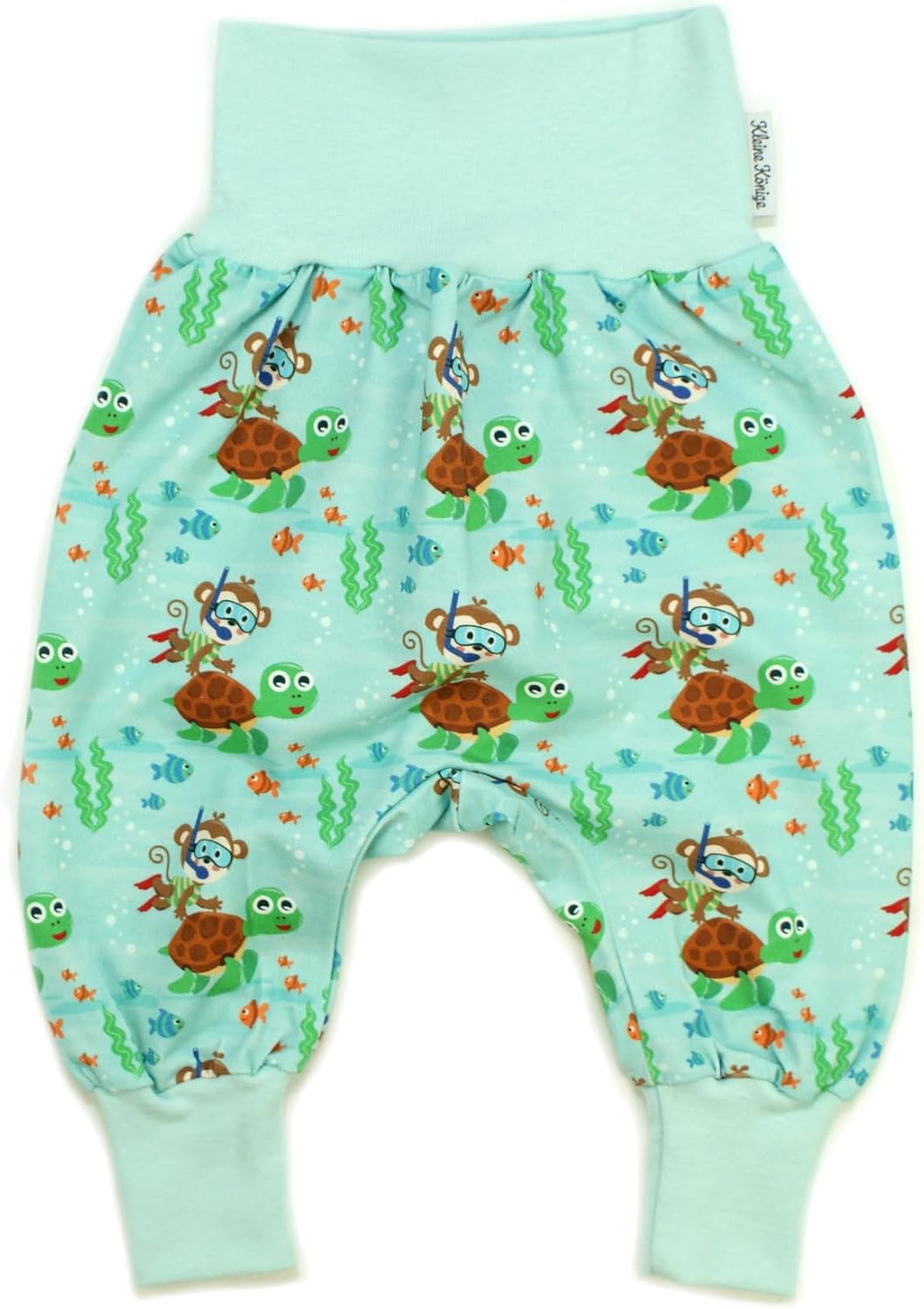 Kleine Könige Baby Boys' Baggy Trousers, Many Patterns, Ökotex 100 Certified, Sizes 50-128