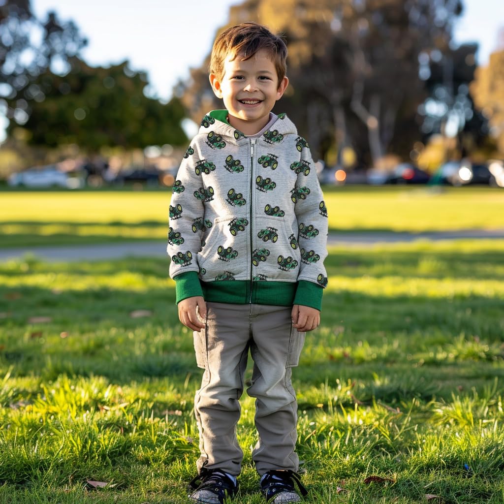CM-Kid Hoodie Boys Hoodie Zipper Sweat Jacket Long Sleeve Children Cotton Hooded Jacket Warm Tops Size 92-122
