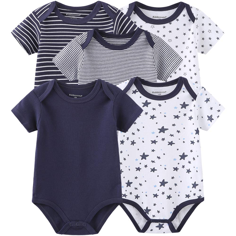 Kiddiezoom Unisex Babyhose für Mädchen Jungen Baby Jogginghose, 4er-Pack