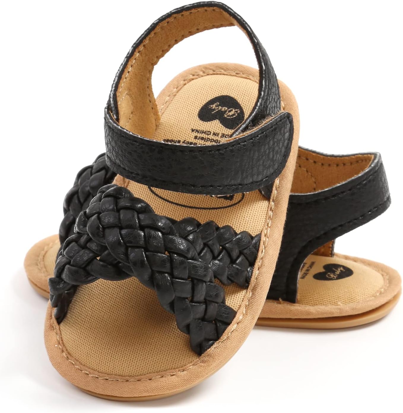 RVROVIC Babyschuhe für Jungen und Mädchen – Premium Weiche Anti-Rutsch Gummisohle für Säuglinge – Sommer Outdoor Sandalen für Kleinkind Erste Walker