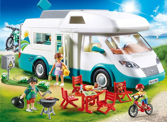 PLAYMOBIL | Family Fun | Familien-Wohnmobil | mit abnehmbaren Dach | Spielzeug für Kinder ab 4 Jahren | 70088