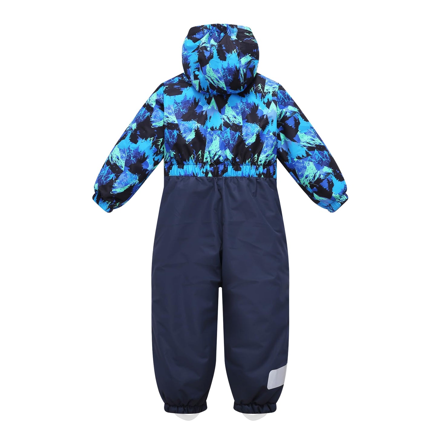 Owntop Children's Unisex Snow Suit Girls Boys Windproof Waterproof Ski Suit with Hood Zip 98-122