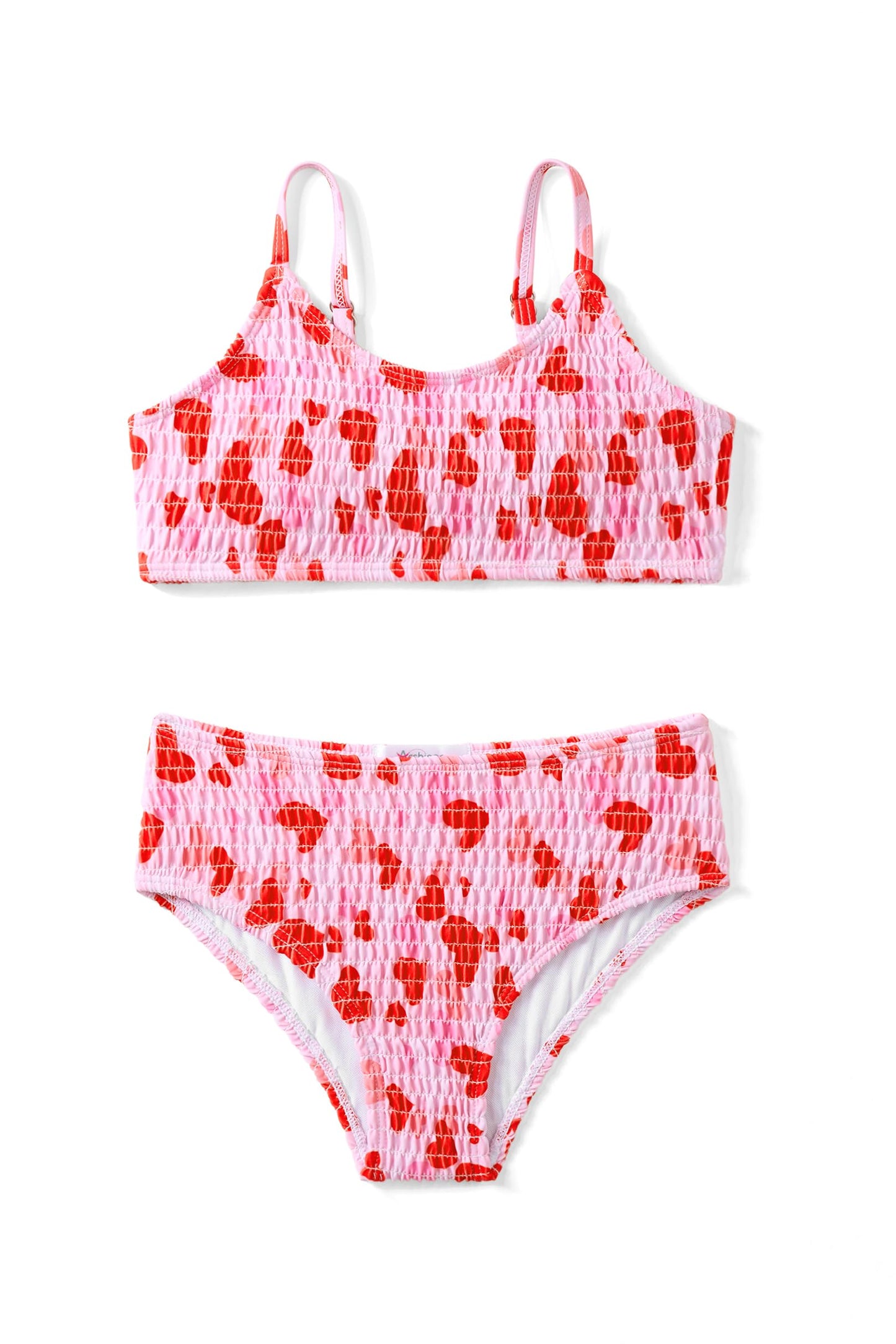 Arshiner Mädchen Bikini-Set Sommer Kinder Badeanzuge Zweiteiliger Mode Tankini Hautfreundlich Atmungsaktiv Bikinis für Mädchen 5-14 Jahre