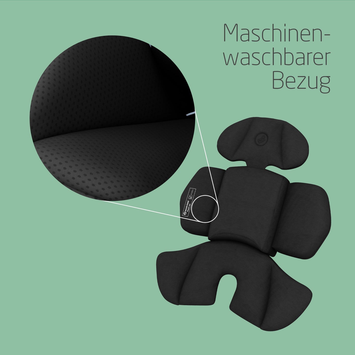 Maxi-Cosi Pebble 360 i-Size Babyschale Drehbar, Neugeborenen Autositz 360 Grad, 0–15 Monate (40–83 cm), Drehung mit einer, ClimaFlow, Easy-In-Gurt, G-CELL Seitenaufprallschutz, Essential Green - Meloni2