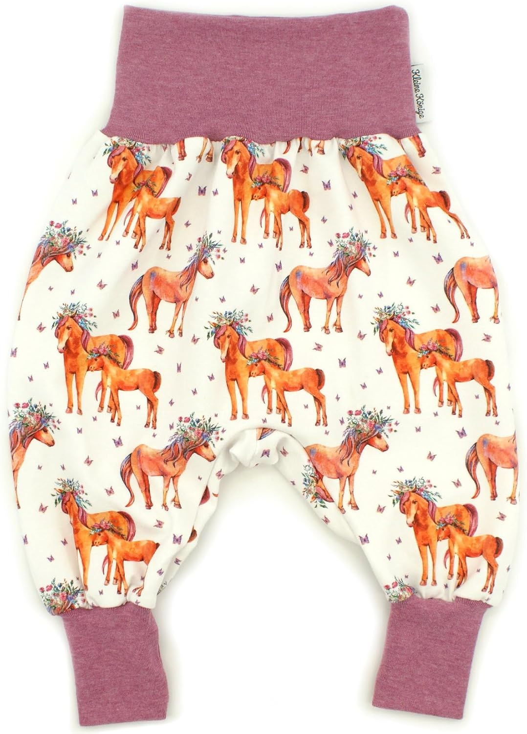 Kleine Könige baby girls’ baggy trousers - many models - sizes 50-128 - Oeko-Tex 100 certified