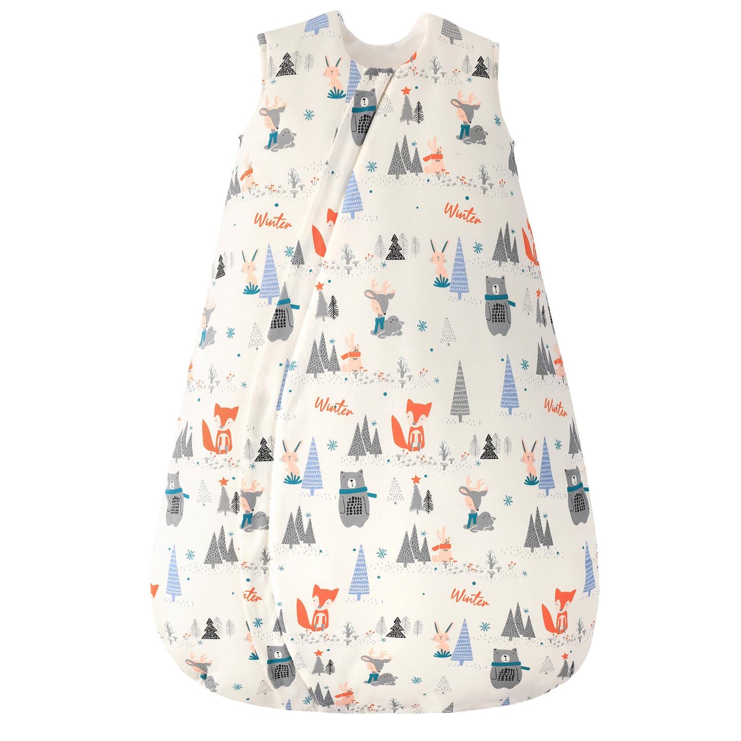 Looxii Baby Sleeping Bag Winter Cotton Winter Sleeping Bag 2.5 TOG Sleeping Bags Warm Baby Sleeping Bag Newborn for Autumn Winter Pink Rabbit 12-18 Months