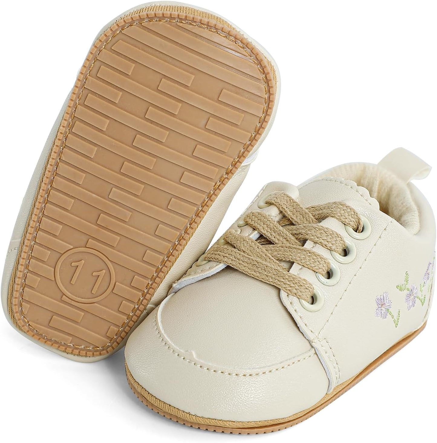 Cheerful Mario Baby Mädchen Schuhe Baby Ballerina Schuhe Lauflernschuhe Taufe Schuhe mit Bowknot PU Leder Babyschuhe