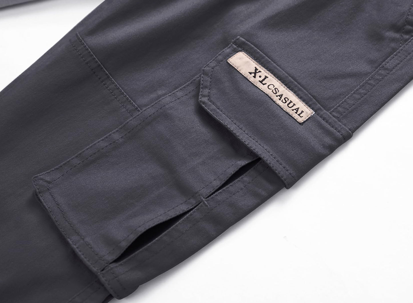 YOUNGSOUL boys cargo pants children's stretch cargo pants jogging pants leisure pants with elastic band