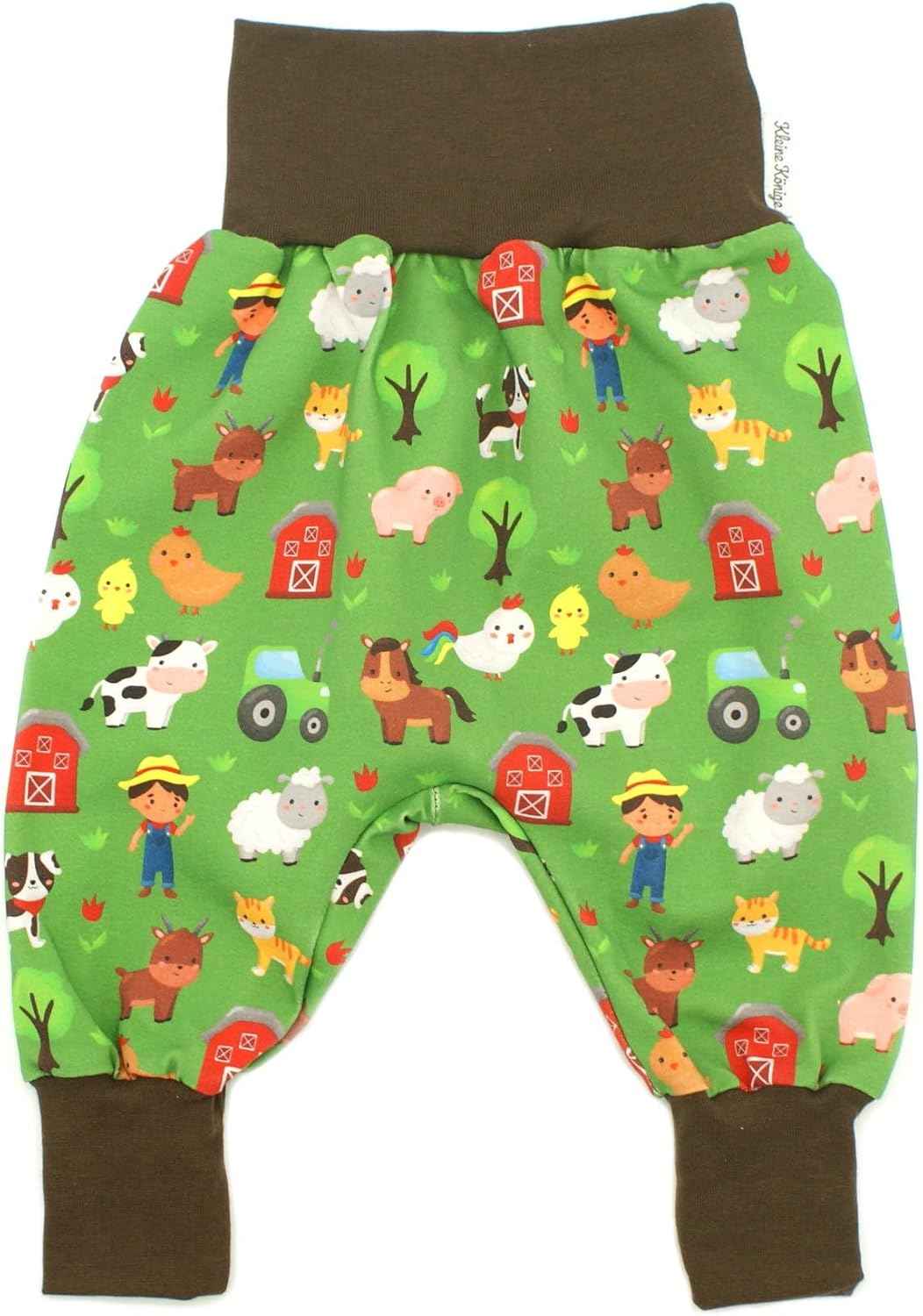 Kleine Könige Baby Boys' Baggy Trousers, Many Patterns, Ökotex 100 Certified, Sizes 50-128