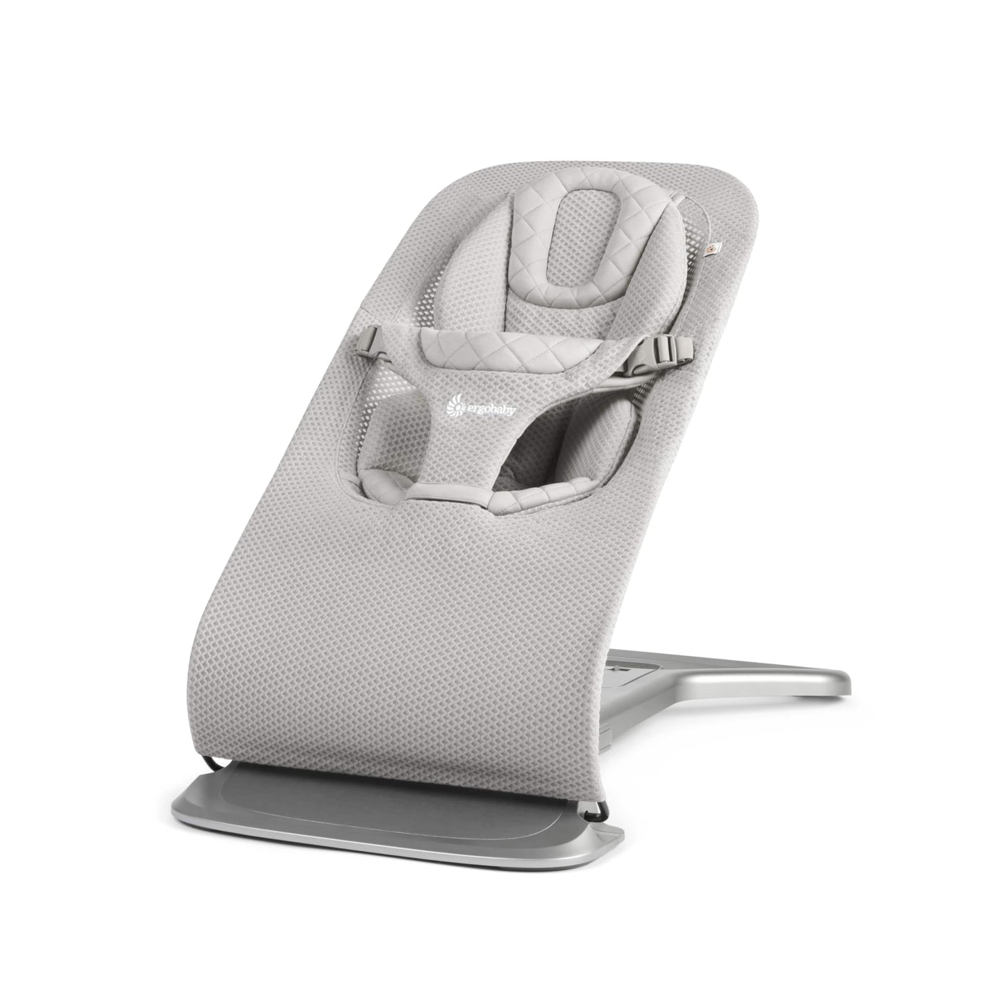 Ergobaby 3-in-1 Evolve Bouncer, Ergonomische Babywippe für Neugeborene ab Geburt bis zum Kleinkind, Babyschaukel mit Neugeboreneneinsatz (2,5 kg - 13,2 kg), Midnight Blue
