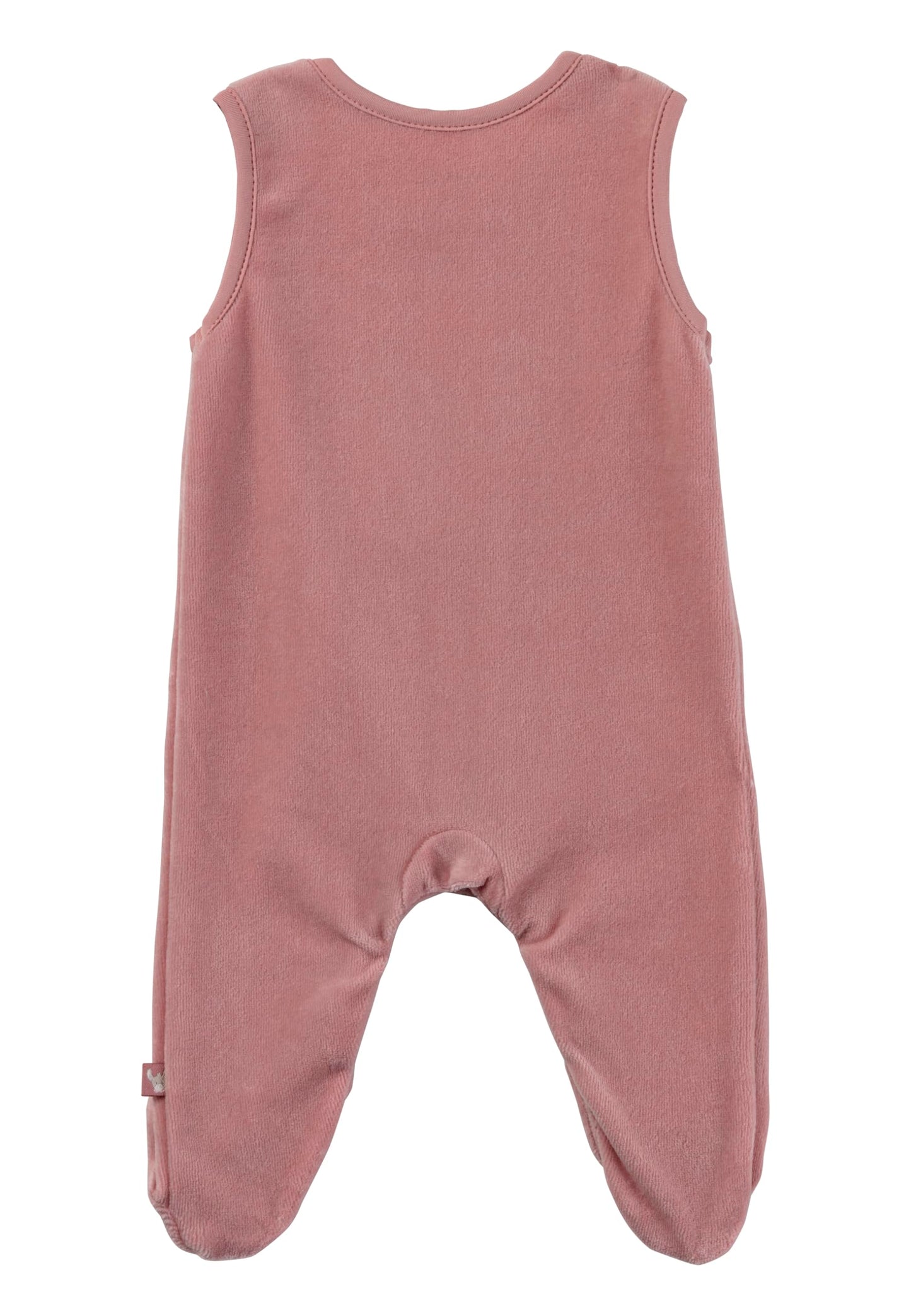 Sterntaler Romper Set Emmi Girl - Baby Rompers made of Velour with Donkey Emmi Girl Appliqué - Long Sleeve Jersey Shirt - Snap Fasteners in the Crotch - Comfortable Girls' Two-Piece from Birth