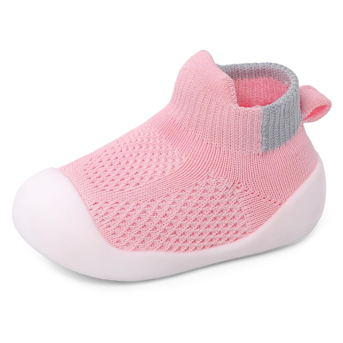 LACOFIA Babyschuhe für Mädchen und Jungen - Atmungsaktive Krabbelschuhe mit rutschfester Gummisohle für Kleinkinder