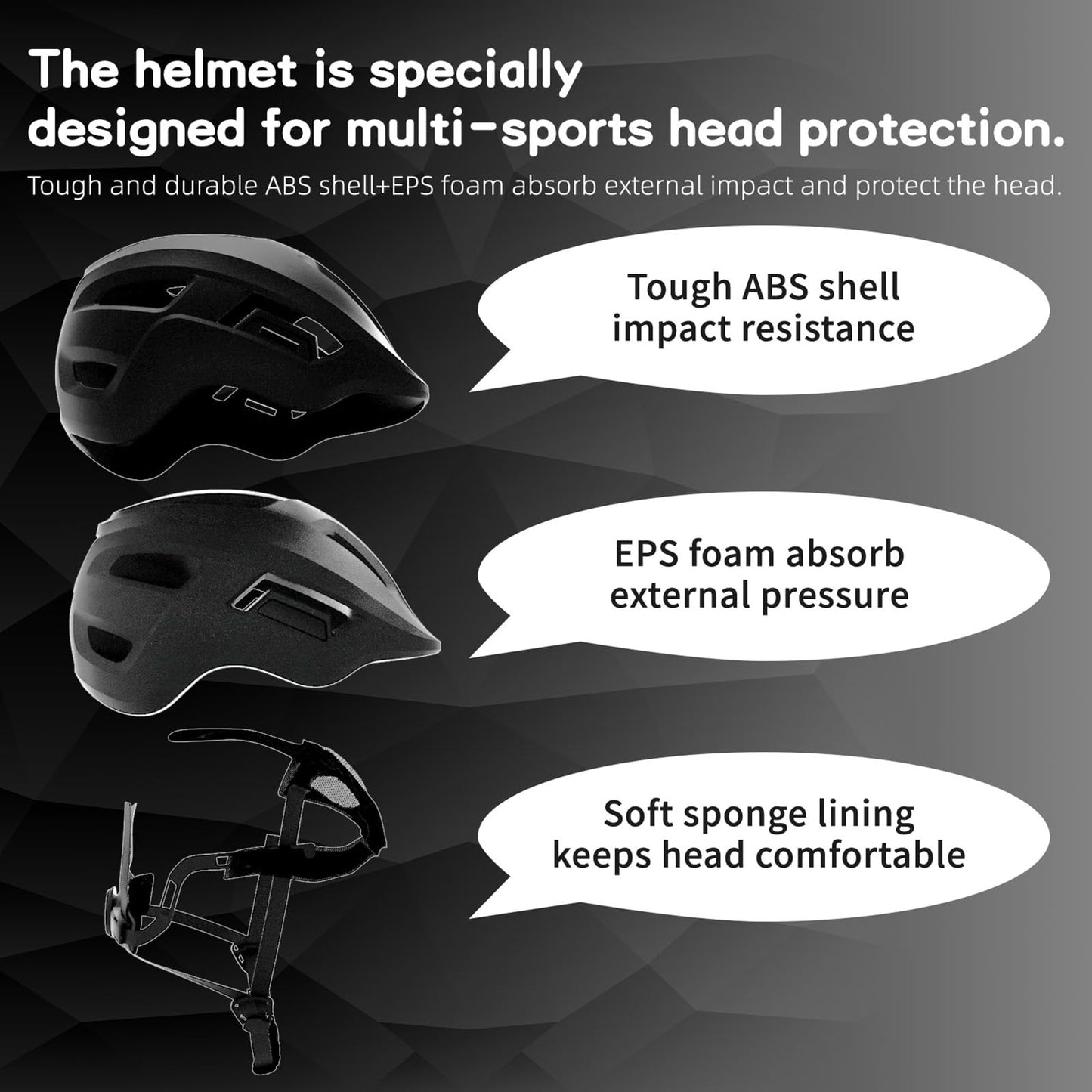 KORIMEFA Toddler Helmet Children's Bicycle Helmet Baby Multi-Sport Adjustable Helmet Sports Helmet Cycling Bicycle Scooter Skateboard Helmet Lightweight for Children Boys Girls from 2-8 Years Old