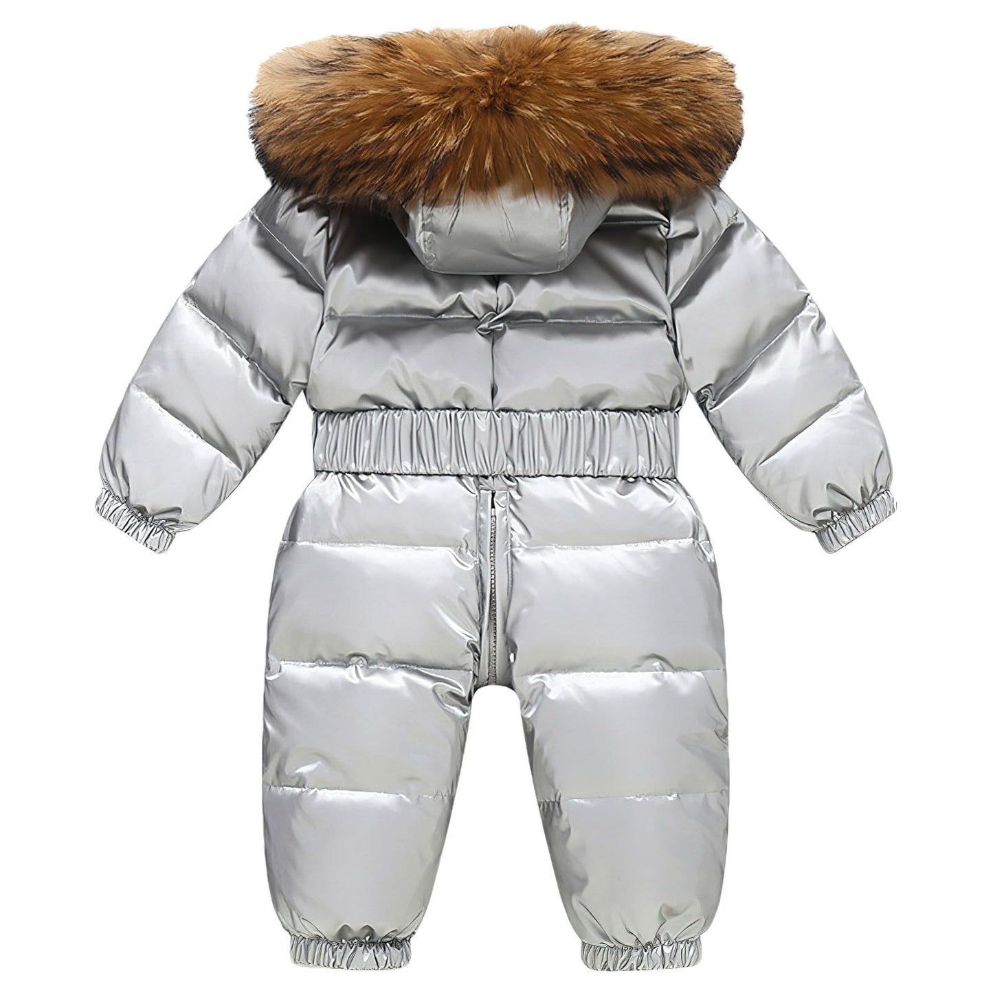 amropi Baby Girls' Snowsuit with Hood Romper Puffer Down Winter Warm Jumpsuit for 0-5 Years