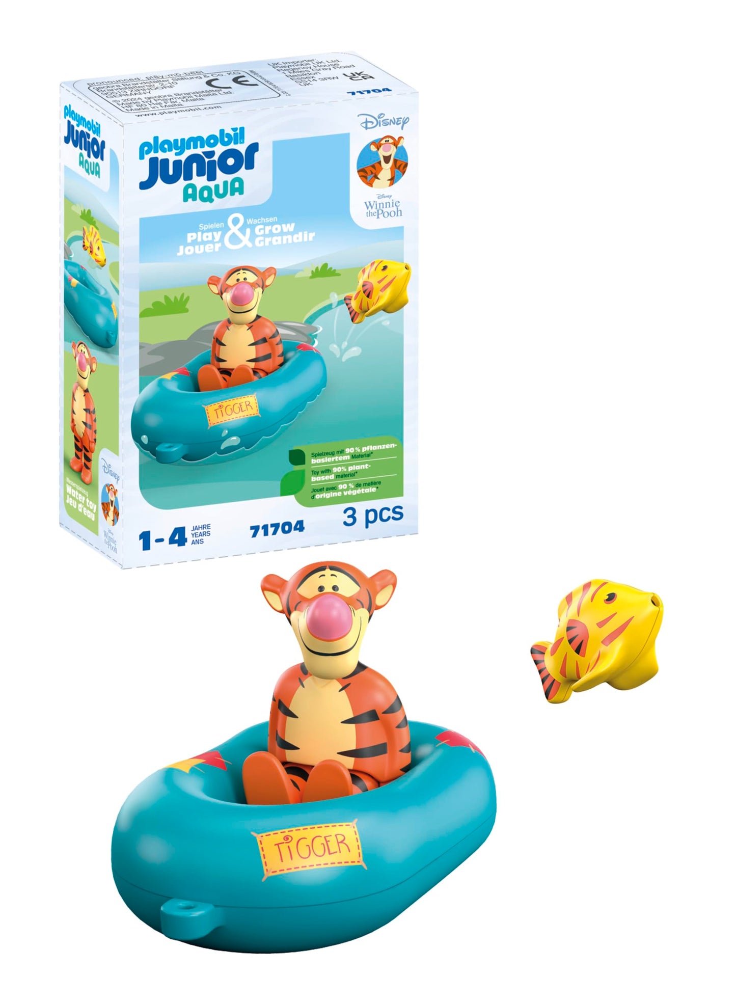 PLAYMOBIL JUNIOR | Disney | Vaianas Katamaran | nachhaltiges Spielzeug aus biobasierten Kunststoffen | für Kinder ab 1 Jahr | 71459