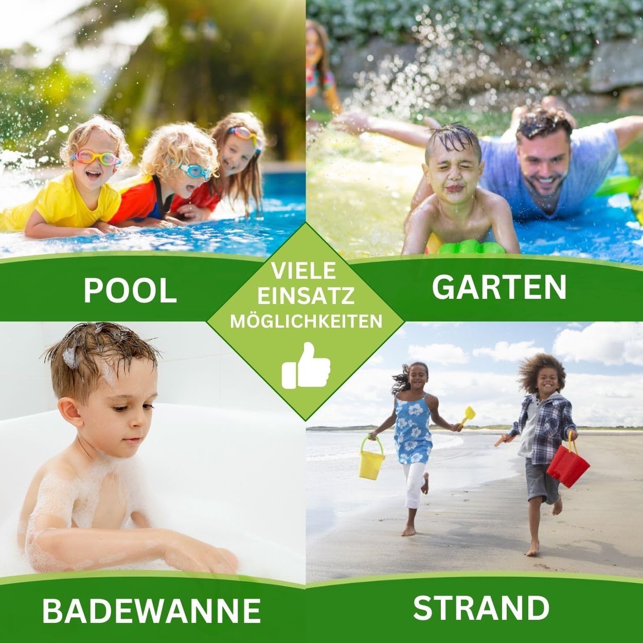 Bada Bing 4er Set Wasserpistole Tiere für Kinder Spritzpistole Kleinkind süß klein Kindgerecht Kindergeburtstag Geschenk Mitbringsel Spielzeug Wasserspritze Sommer Pelikan Elefant Delfin Krokodil 92