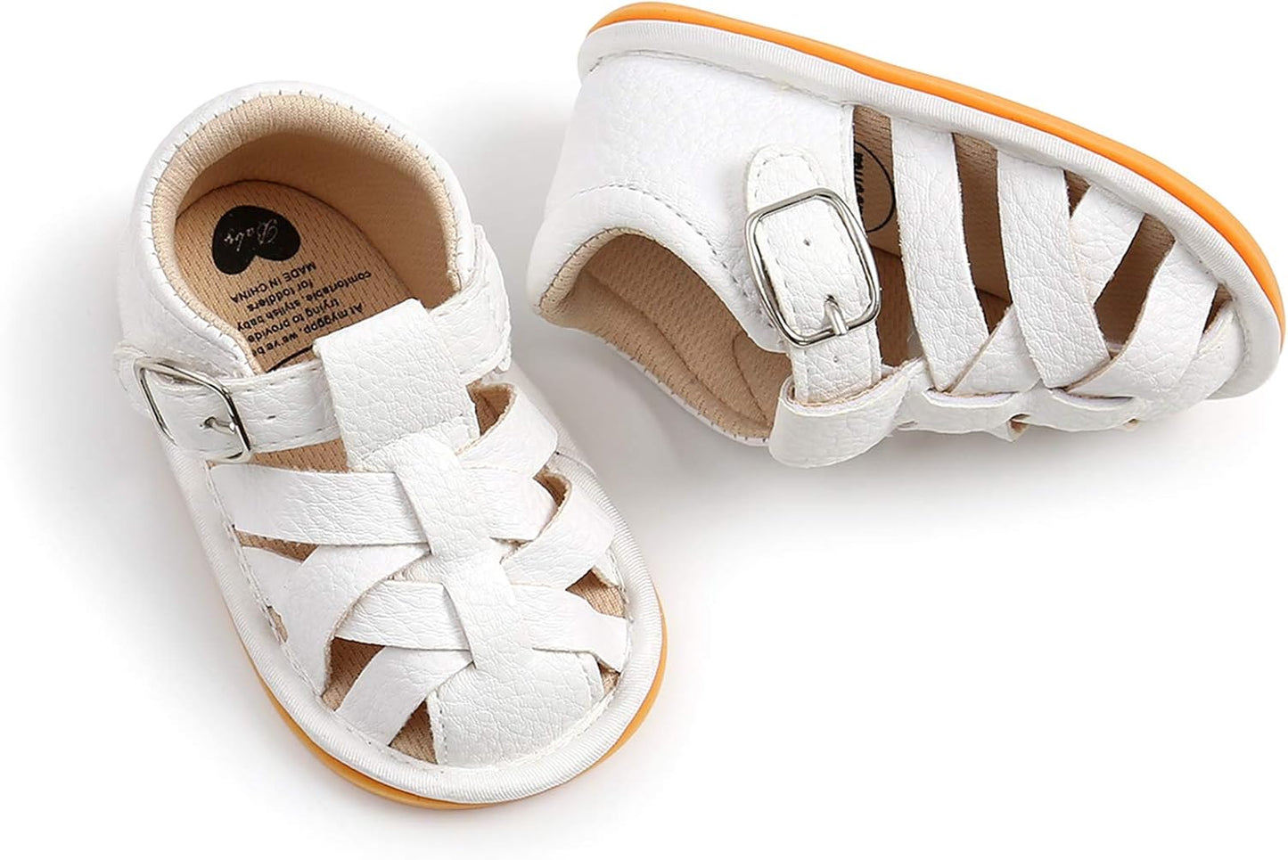 RVROVIC Babyschuhe für Jungen und Mädchen – Premium Weiche Anti-Rutsch Gummisohle für Säuglinge – Sommer Outdoor Sandalen für Kleinkind Erste Walker