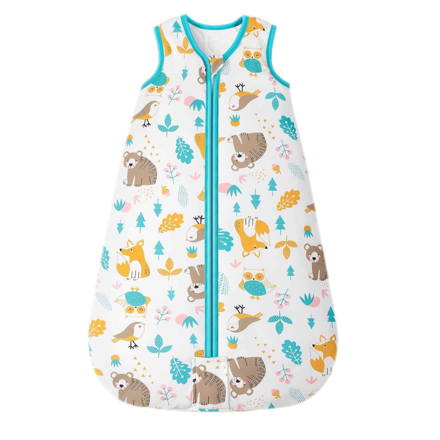 Mosebears Baby Sleeping Bag Winter 2.5 Tog, 100% Cotton Baby Winter Sleeping Bag for Babies 0-24 Months, M (6-12 Months)