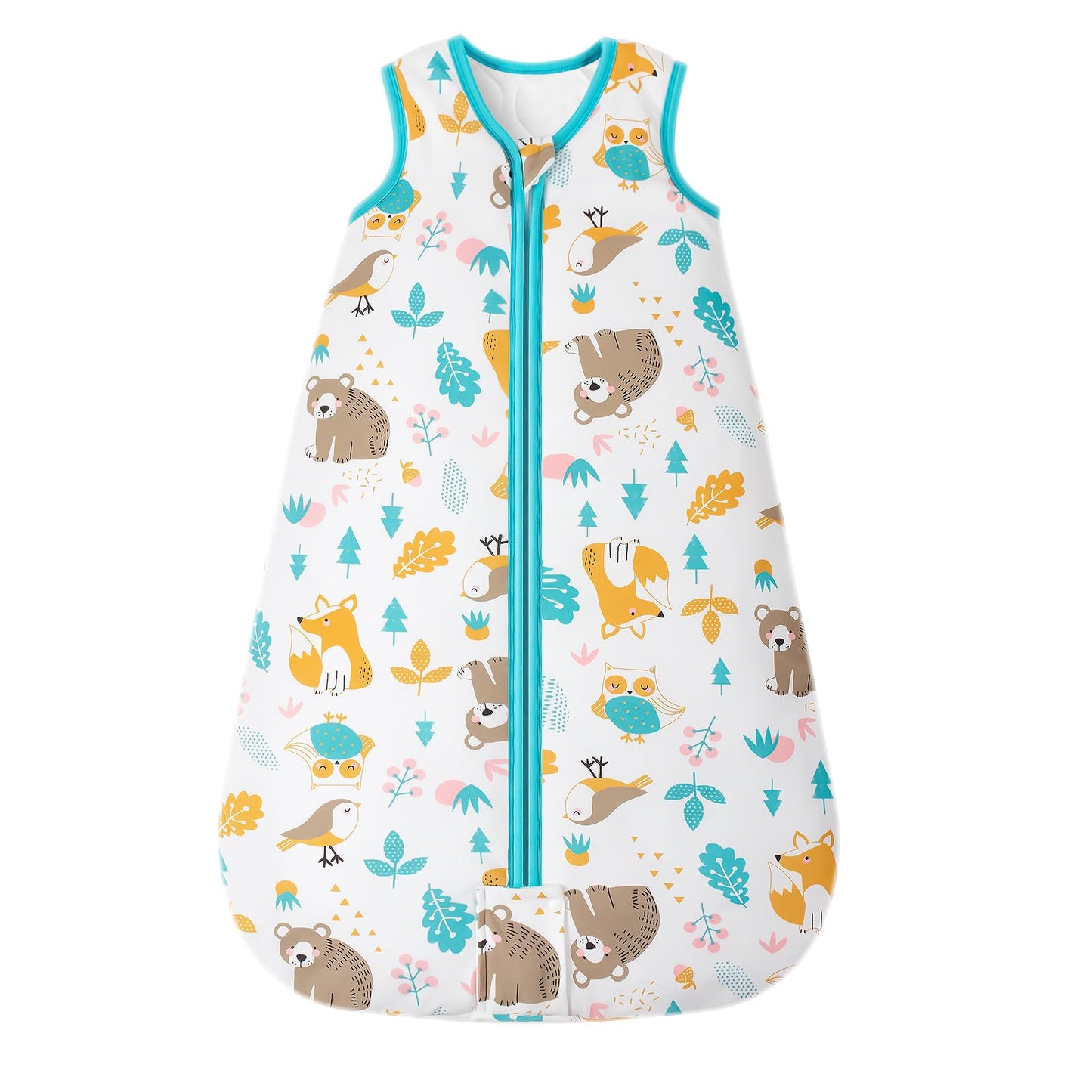 Mosebears Baby Sleeping Bag Winter 2.5 Tog, 100% Cotton Baby Winter Sleeping Bag for Babies 0-24 Months, M (6-12 Months)