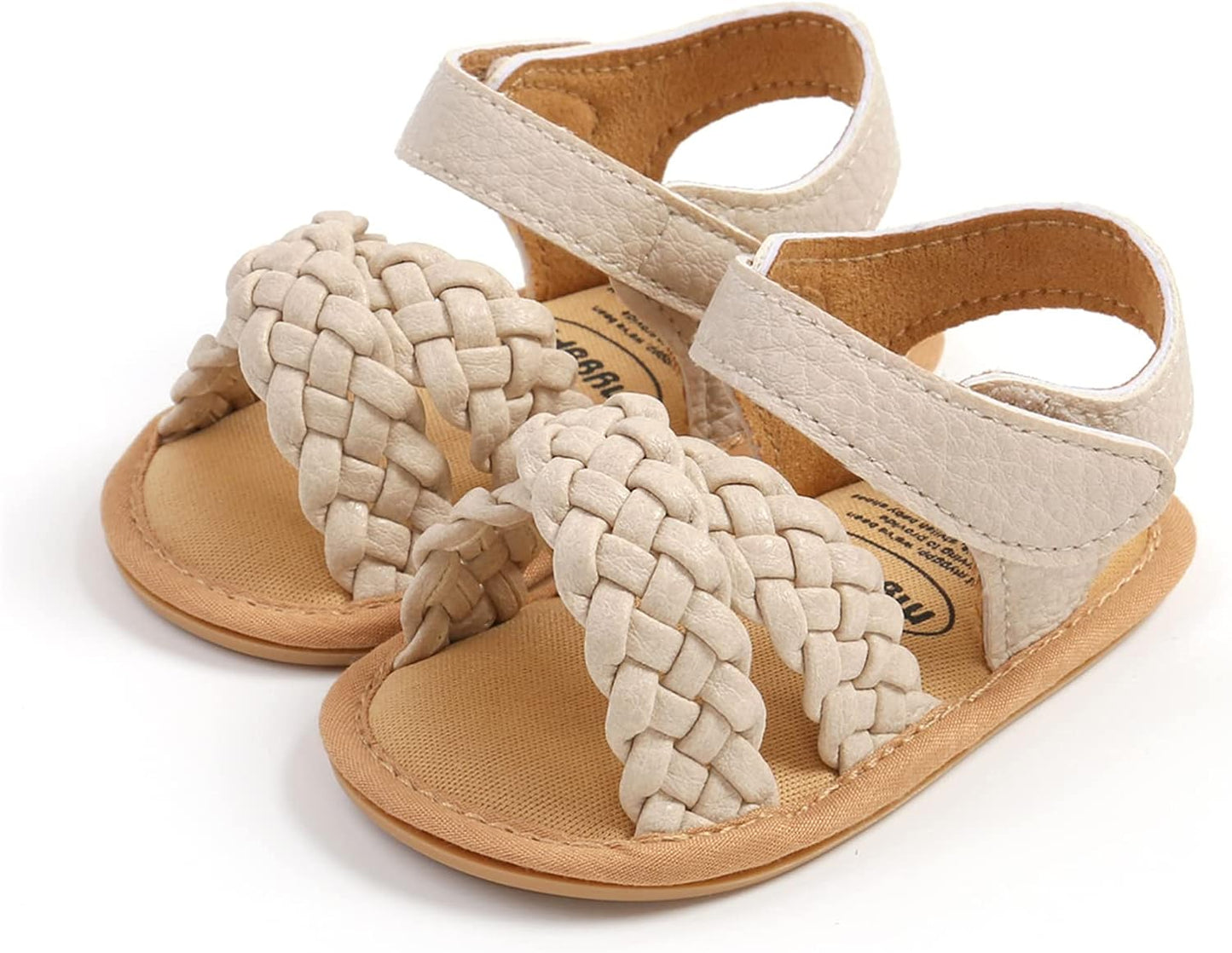 RVROVIC Babyschuhe für Jungen und Mädchen – Premium Weiche Anti-Rutsch Gummisohle für Säuglinge – Sommer Outdoor Sandalen für Kleinkind Erste Walker