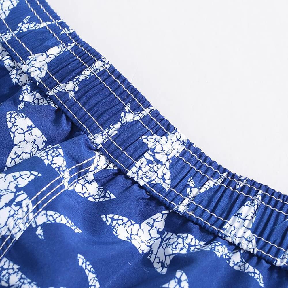 FedMois Jungen Badeshorts Schnelltrocknend Kinder Badehose Schwimmshorts