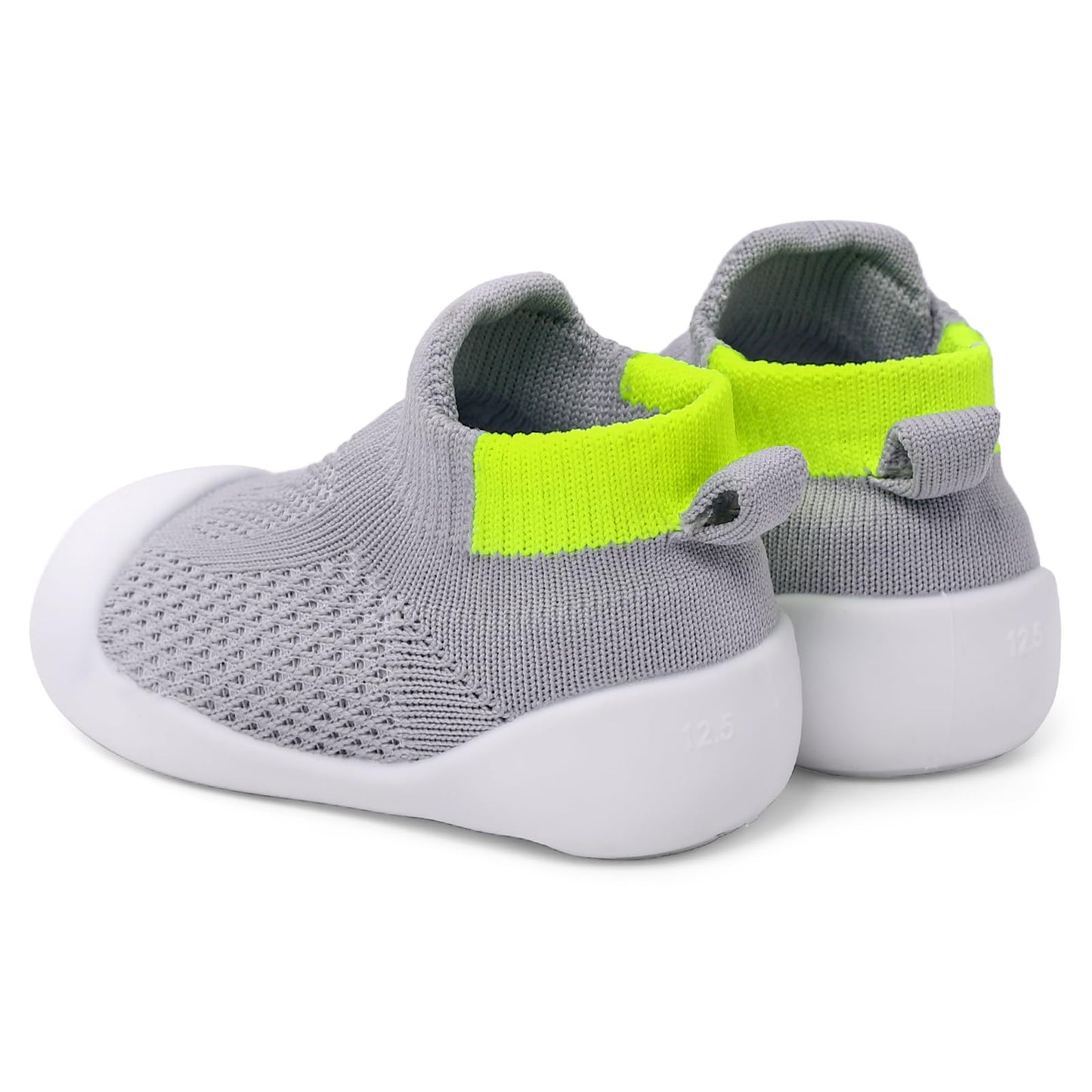 LACOFIA Babyschuhe für Mädchen und Jungen - Atmungsaktive Krabbelschuhe mit rutschfester Gummisohle für Kleinkinder