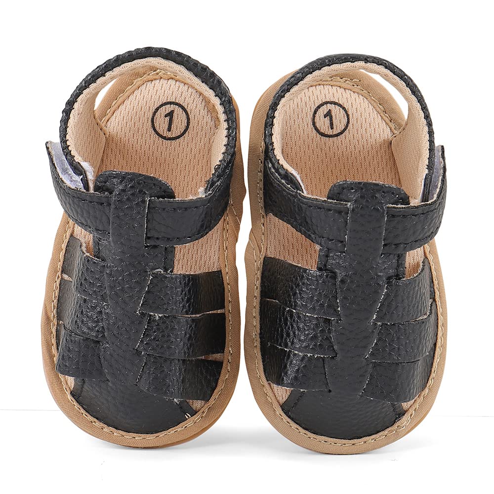 MASOCIO Babyschuhe Mädchen Sandalen Sommer Schuhe Flach Gummi Rutschfest