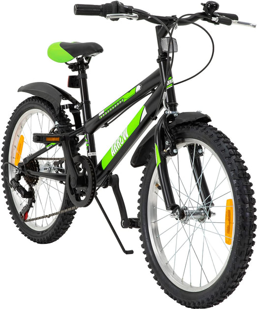 Actionbikes Kinderfahrrad Arrow | 20 Zoll 24 Zoll - V-Brake Bremsen - Fahrrad für Kinder von 6-12 Jahren - Schutzblech v. / h - Kinder Fahrrad für Mädchen & Jungen - Fahrräder - Bicycle - Kinderrad - Meloni2