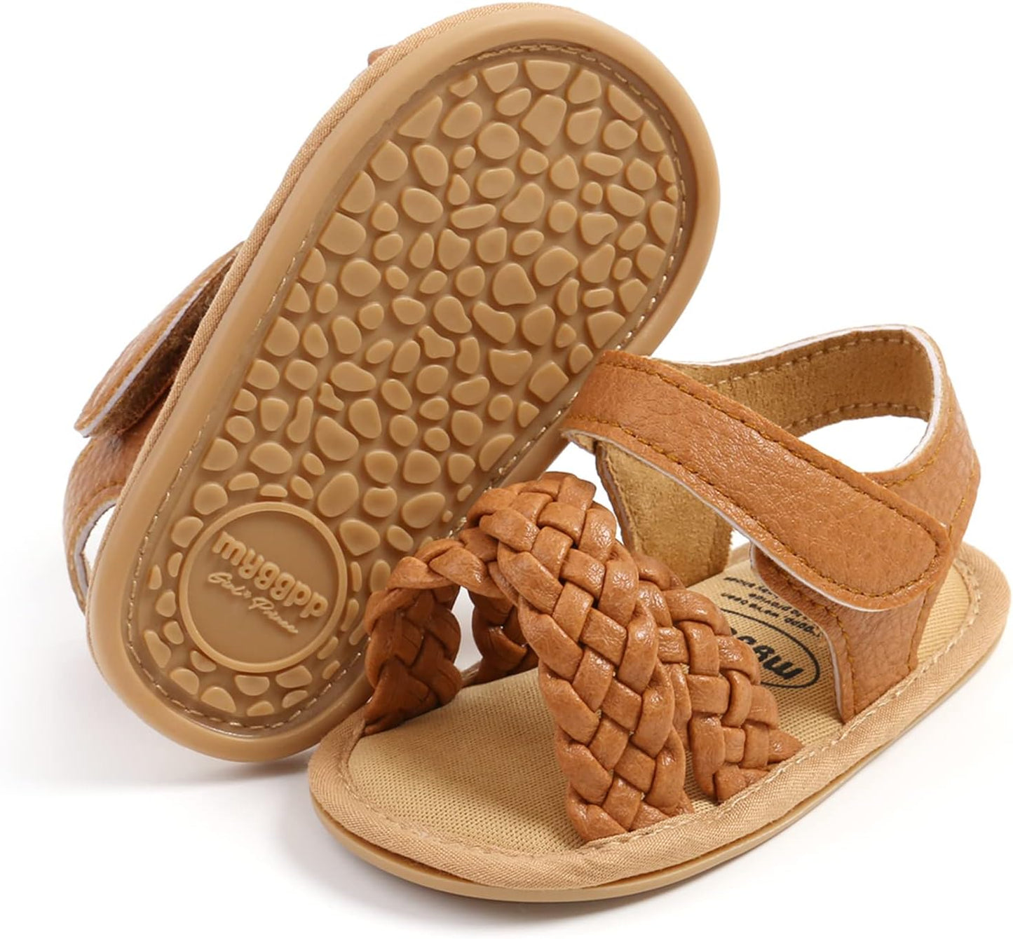 RVROVIC Babyschuhe für Jungen und Mädchen – Premium Weiche Anti-Rutsch Gummisohle für Säuglinge – Sommer Outdoor Sandalen für Kleinkind Erste Walker