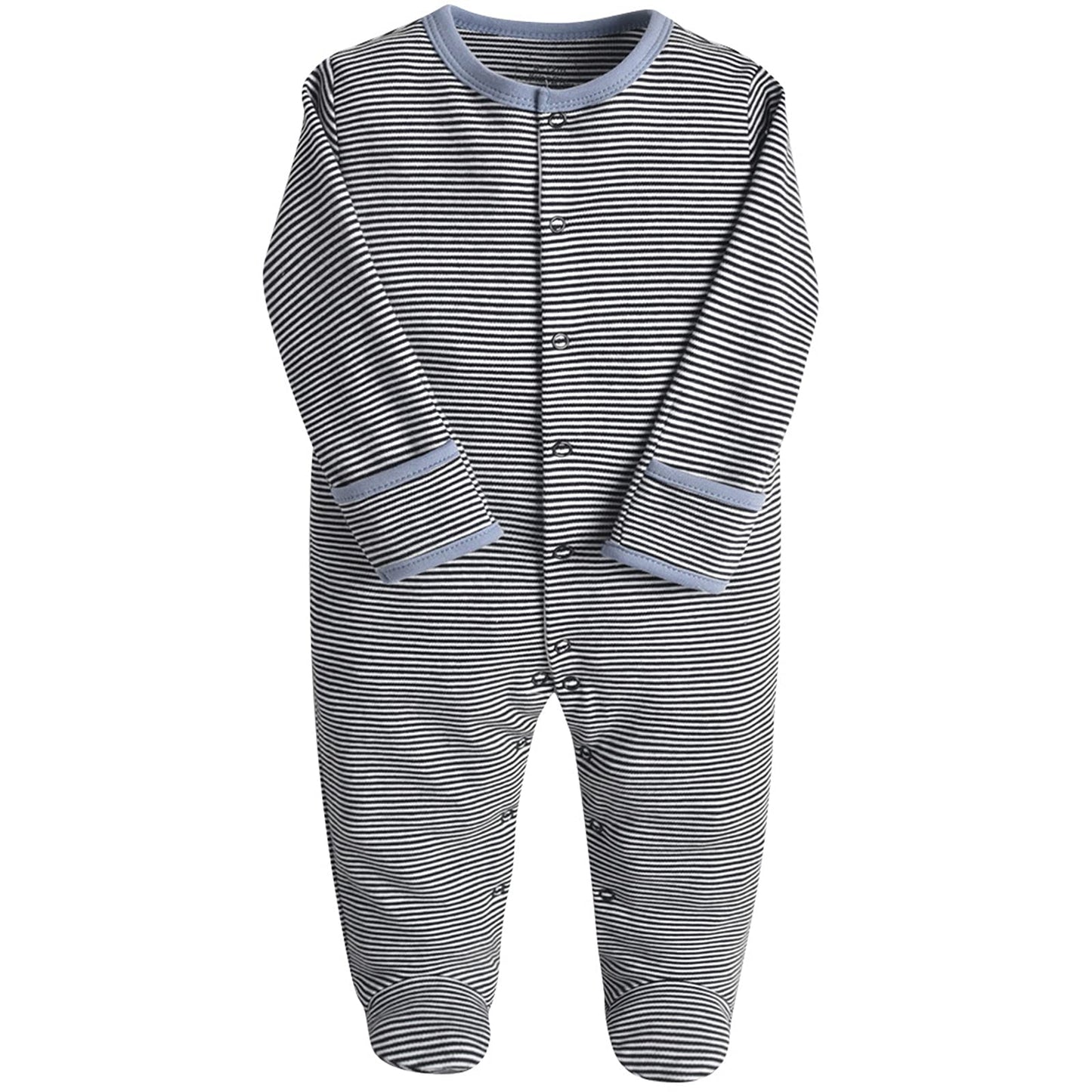 amropi Baby Mädchen Schlafstrampler 3er Pack Jungen Pyjamas Baumwolle Overalls Strampler für 0-12 Monate