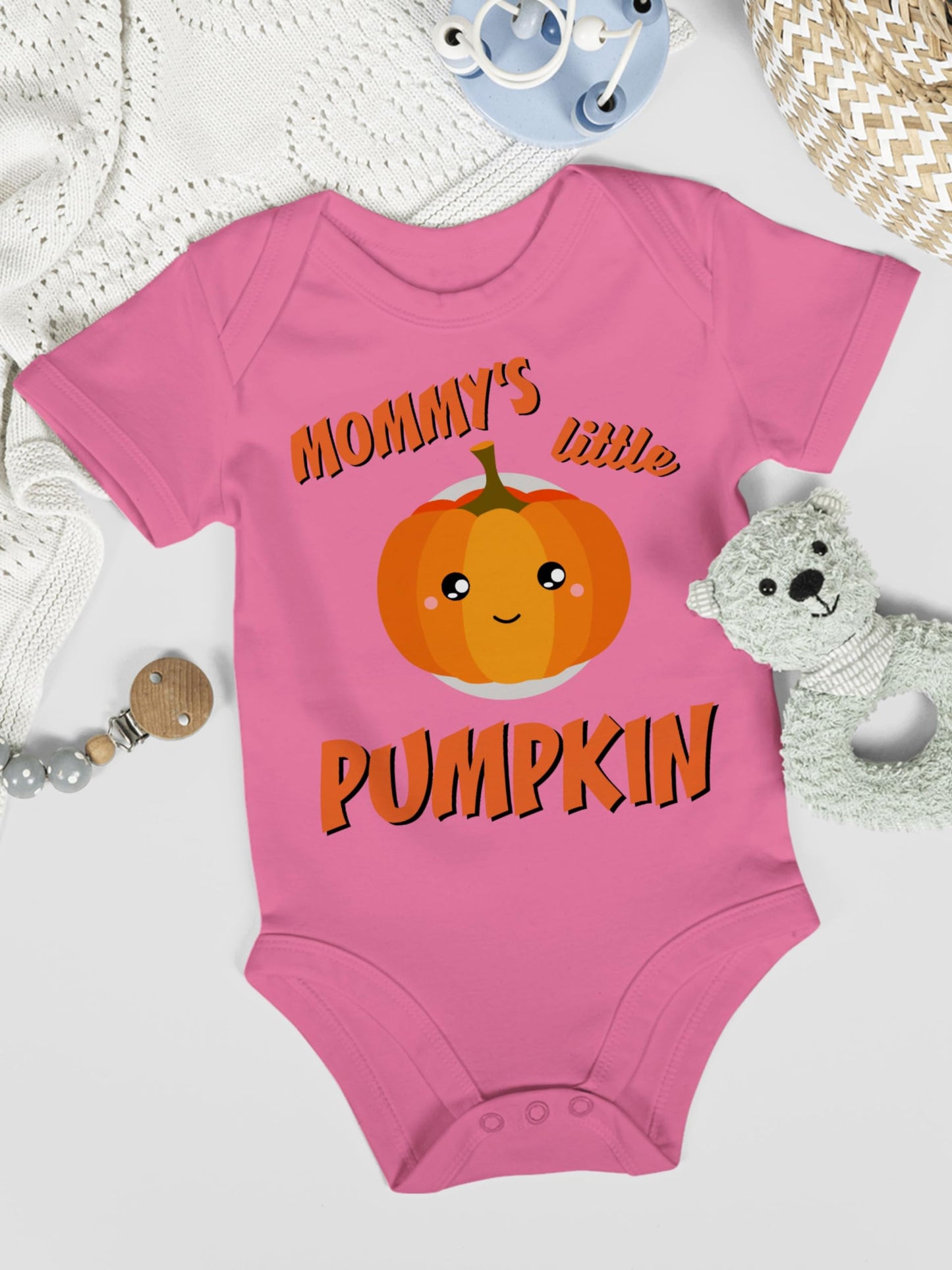 Shirtracer - Baby Body Junge Mädchen - - Babys - Mommys little Pumpkin Halloween