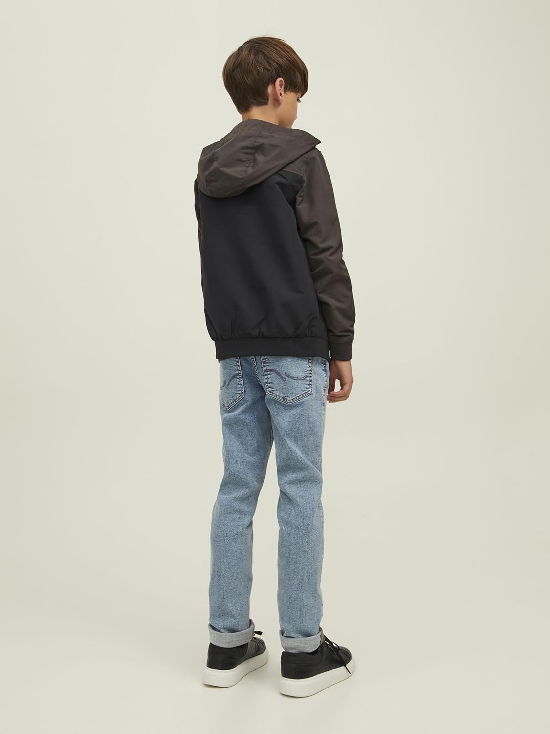 JACK & JONES Jjerush Blocking Hood Bomber Sn Jr Boys Jacket