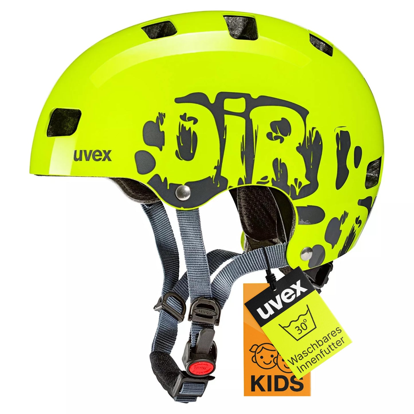 uvex Kid 3 - robust bicycle helmet for children - individual size adjustment - washable interior