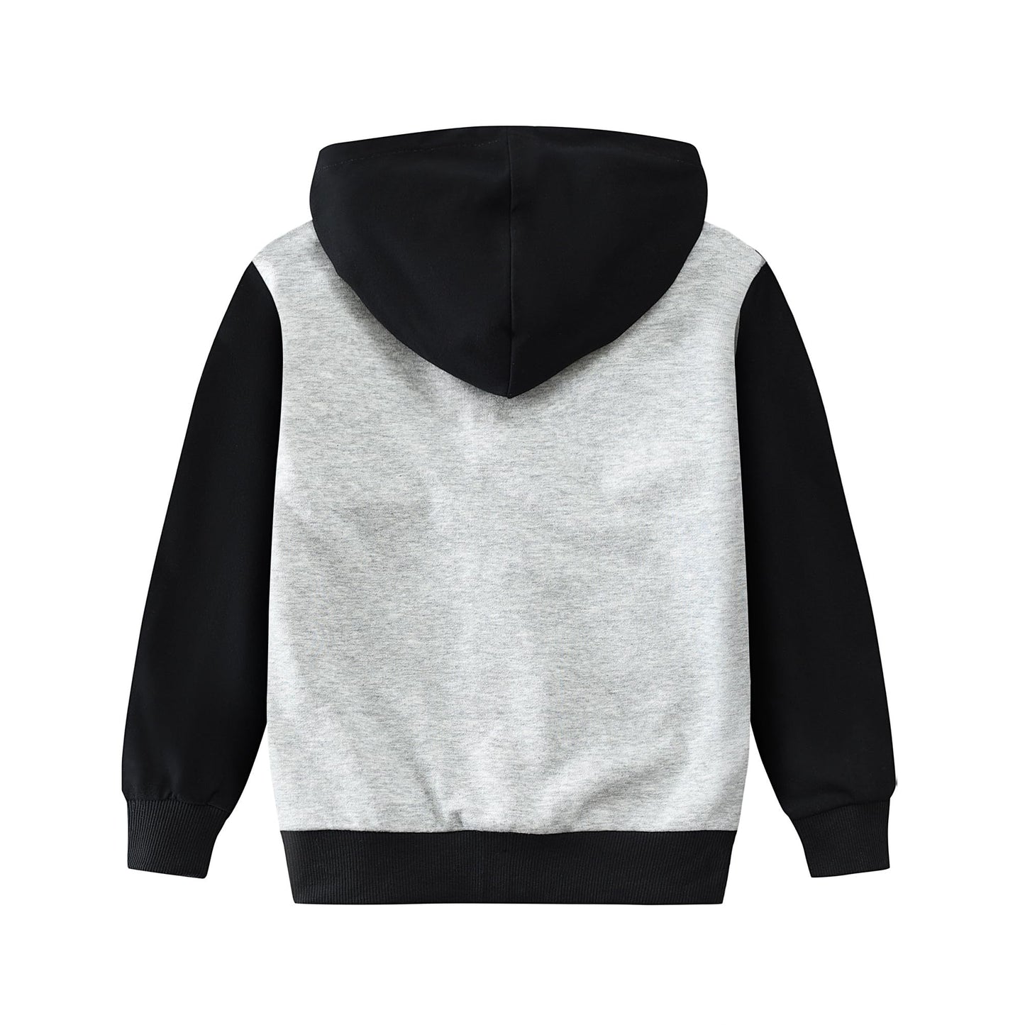 CM-Kid Hoodie Boys Hoodie Zipper Sweat Jacket Long Sleeve Children Cotton Hooded Jacket Warm Tops Size 92-122