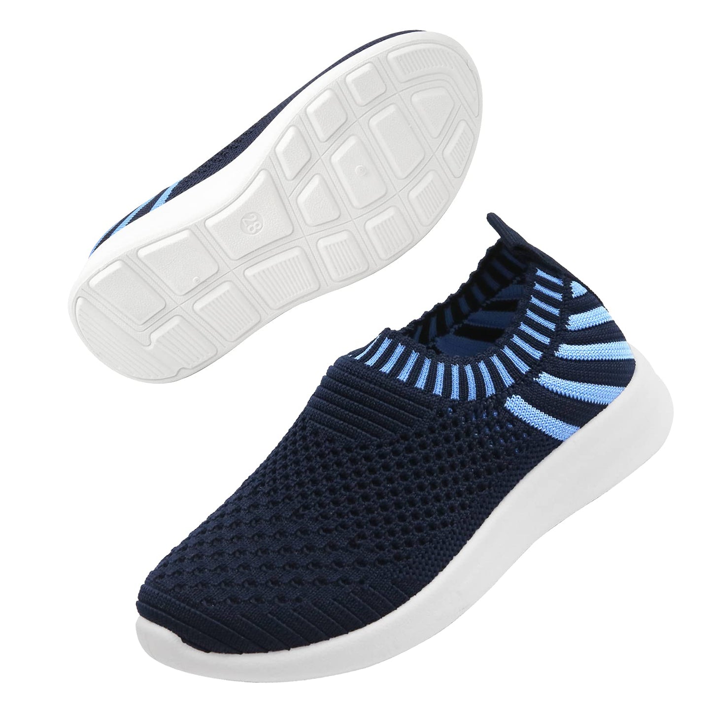 Apawwa Kinder Schuhe FüR MäDchen Und Jungs Kinder Turnschuhe Sportschuhe Slip On Laufschuhe Leicht Hallenschuhe Sneakers Tennisschuhe FüR Unisex-Kinder GrößE
