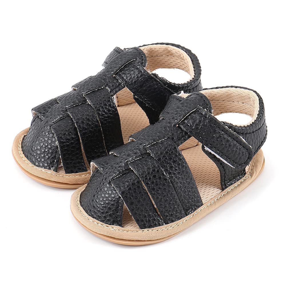 MASOCIO Babyschuhe Mädchen Sandalen Sommer Schuhe Flach Gummi Rutschfest