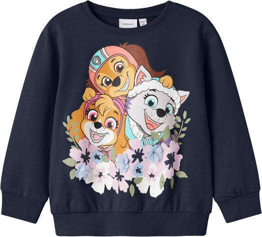 NAME IT Mädchen Nmfjura Paw Nreg Sweat Unb Cplg