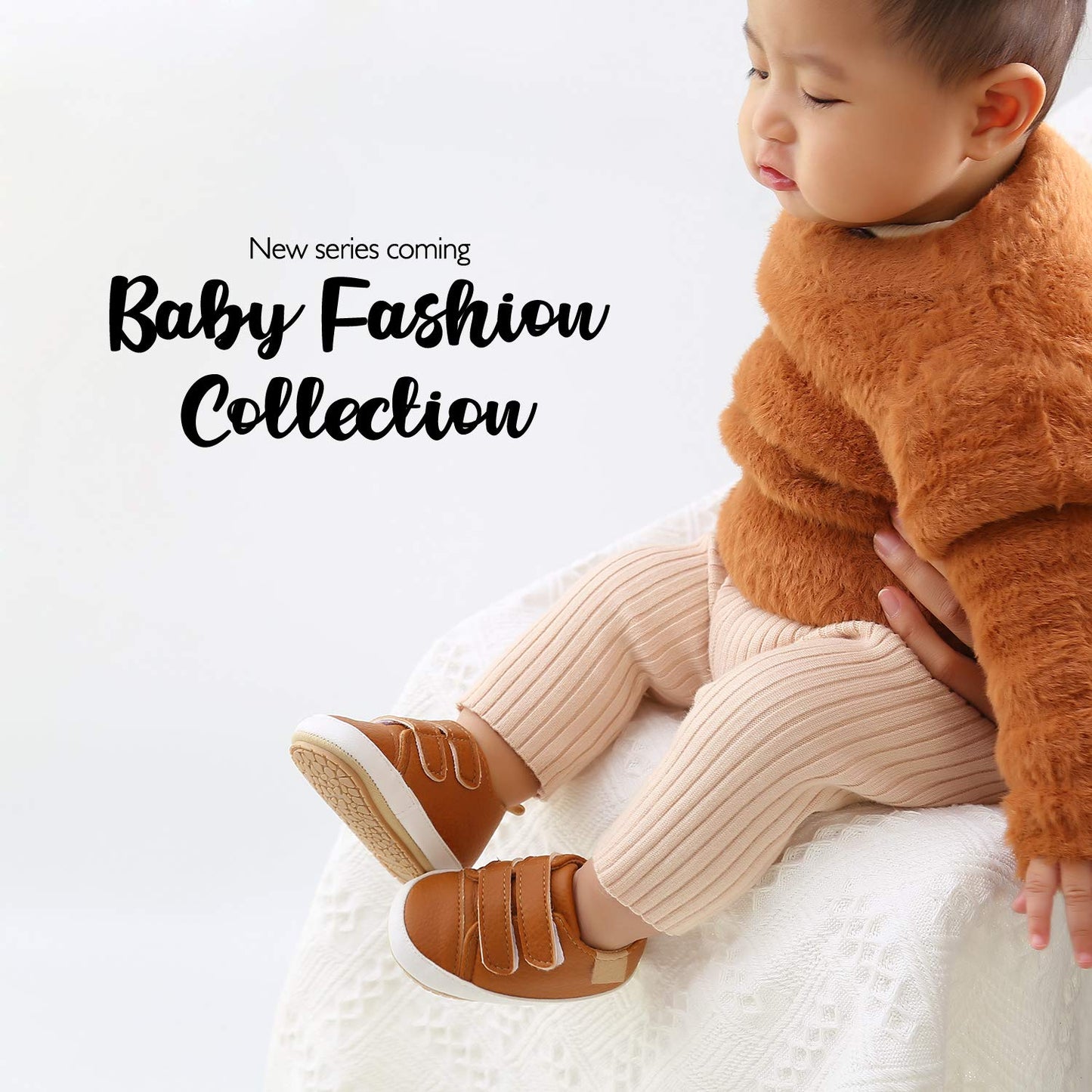 BABSMULY Baby Shoes for Boys Girls Non-Slip Rubber Sole High Top PU Leather Sneakers Toddler Crib Shoes Newborn Loafers Flats.