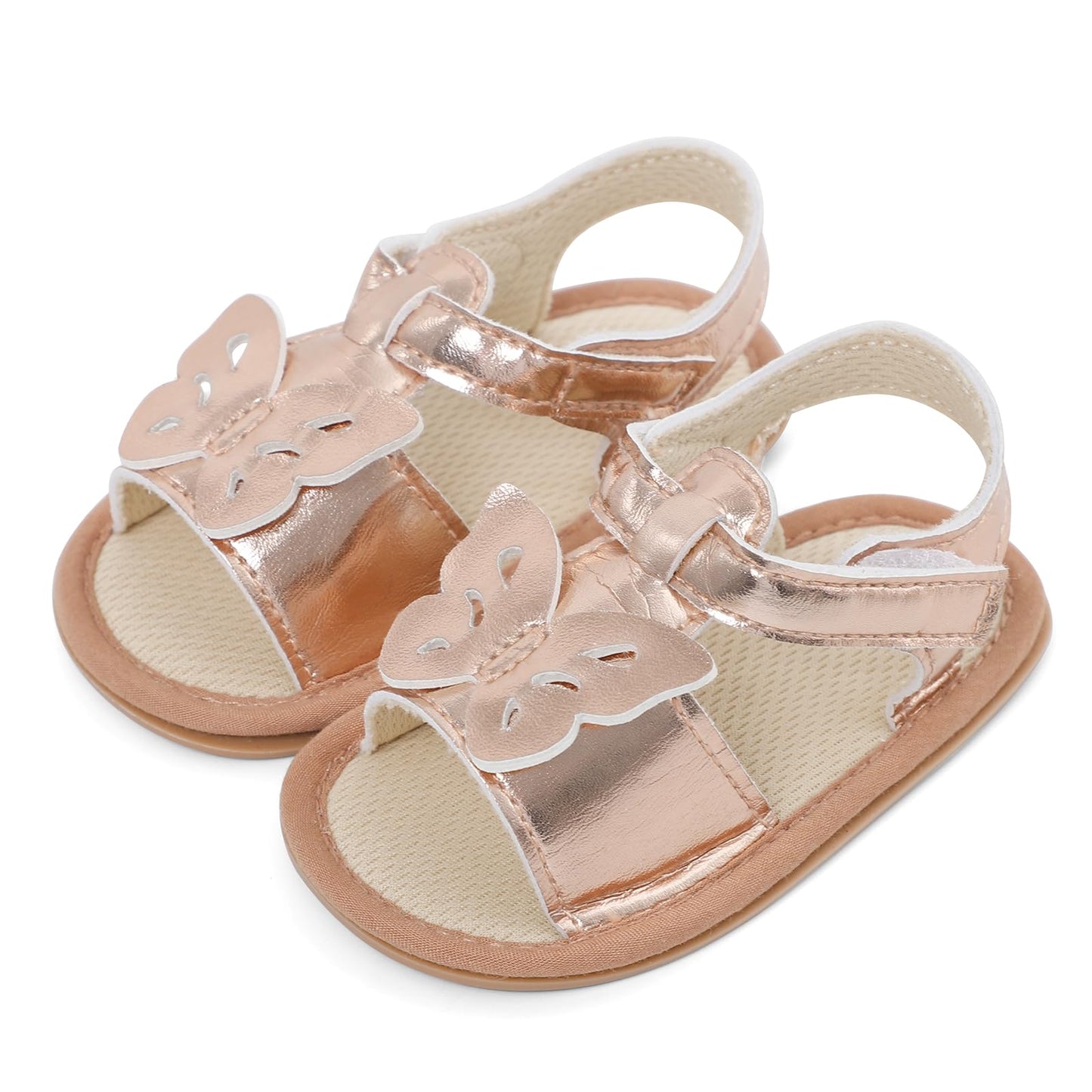 LACOFIA Babyschuhe für Mädchen – Sommerblumen Sandalen für Kleinkinder