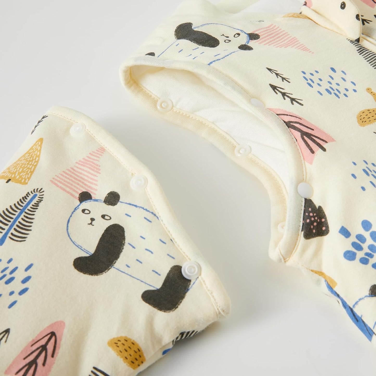 Duomiaomiao 3.5 Tog Baby Sleeping Bag, 100% Cotton Baby Sleeping Bag, Winter, Girls Newborn, Boys Sleeping Bag, Warm Newborn Children (100)