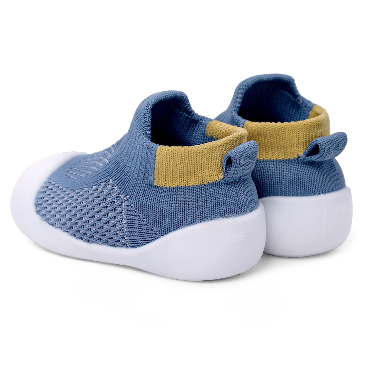 LACOFIA Babyschuhe für Mädchen und Jungen - Atmungsaktive Krabbelschuhe mit rutschfester Gummisohle für Kleinkinder
