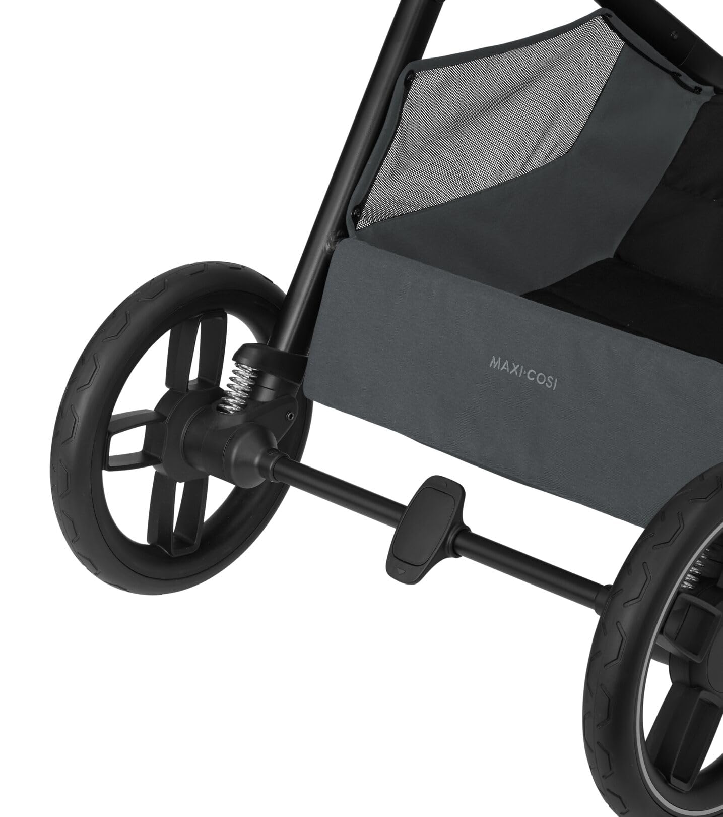 Maxi-Cosi Oxford Plus Baby Stroller 2 in 1 Set with Carrycot 0-4 Years 0-22kg Compact Folding Soft Suspension 3 Reclining Positions 10kg Storage Basket Twillic Graphite