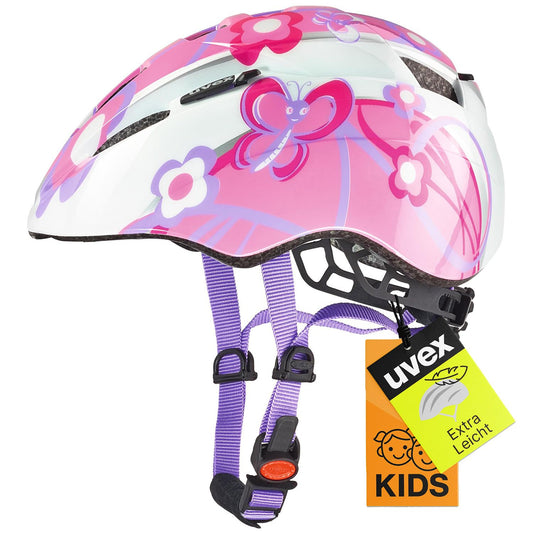 uvex Kid 2 - Lightweight bicycle helmet for children - individual size adjustment - expandable with LED light