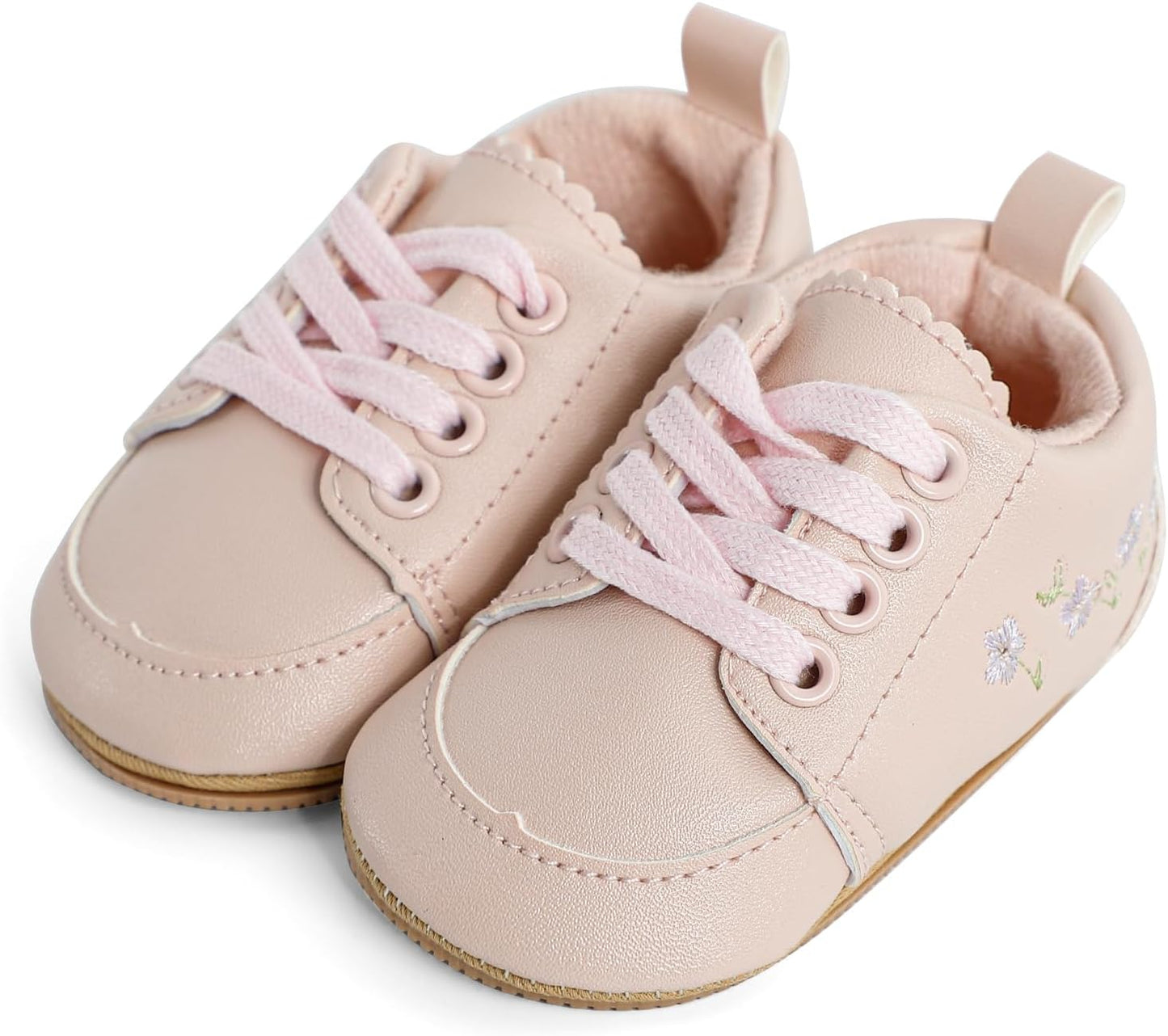 Cheerful Mario Baby Mädchen Schuhe Baby Ballerina Schuhe Lauflernschuhe Taufe Schuhe mit Bowknot PU Leder Babyschuhe