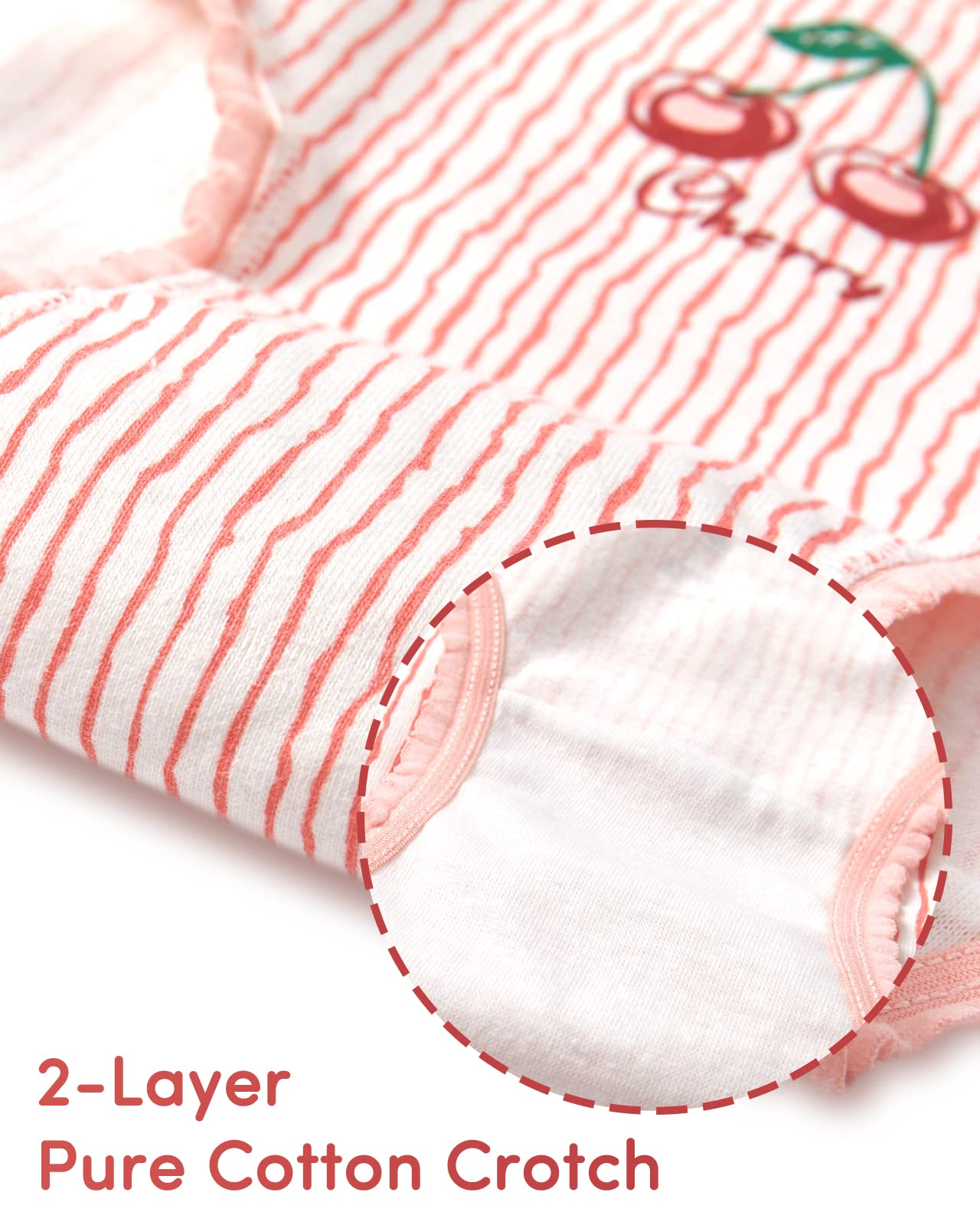 Adorel Girls' Briefs Cotton Teenage Underwear 12-Pack