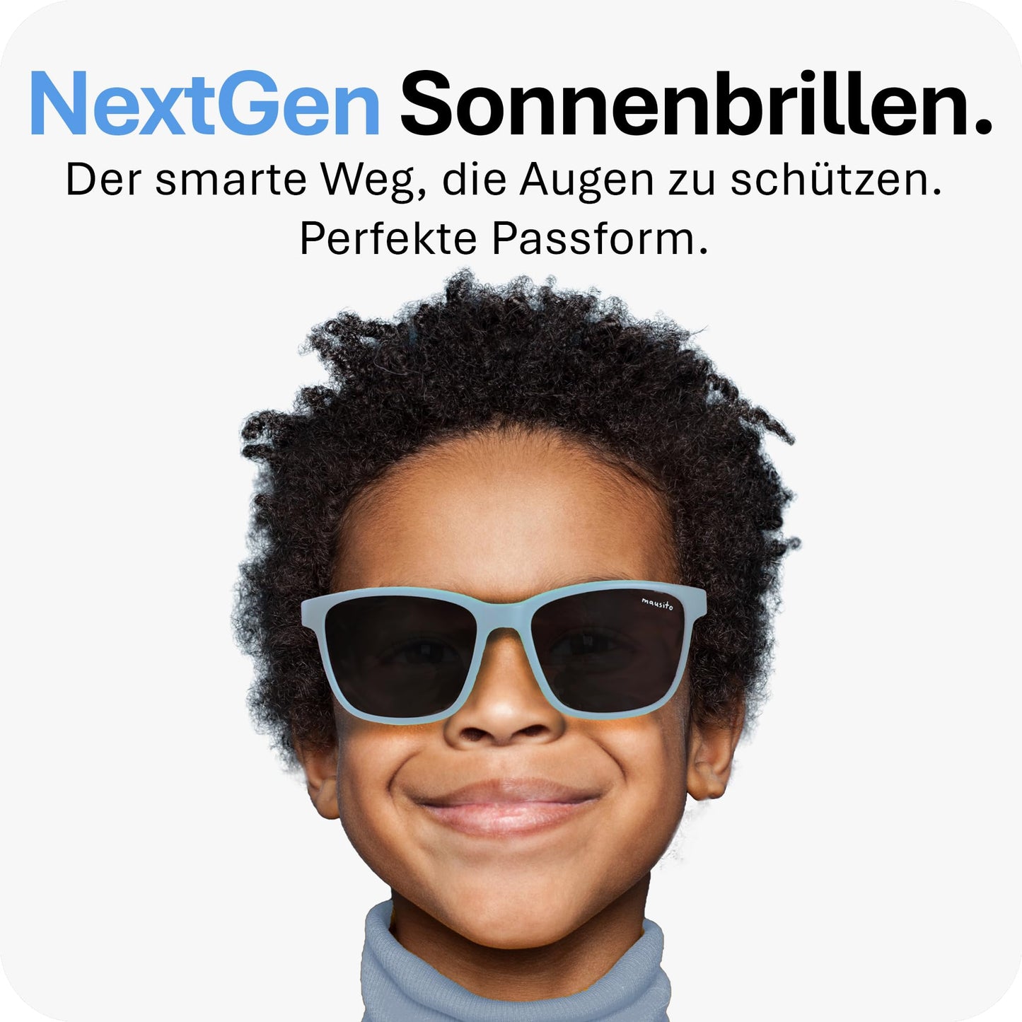 Mausito Sonnenbrille Kinder 3-6 Jahre & 6-10 Jahre | VERGLEICHSSIEGER Kindersonnenbrille 100% UV-Schutz | FLEXIBLE Bügel | Schadstofffreie Kindersonnenbrillen
