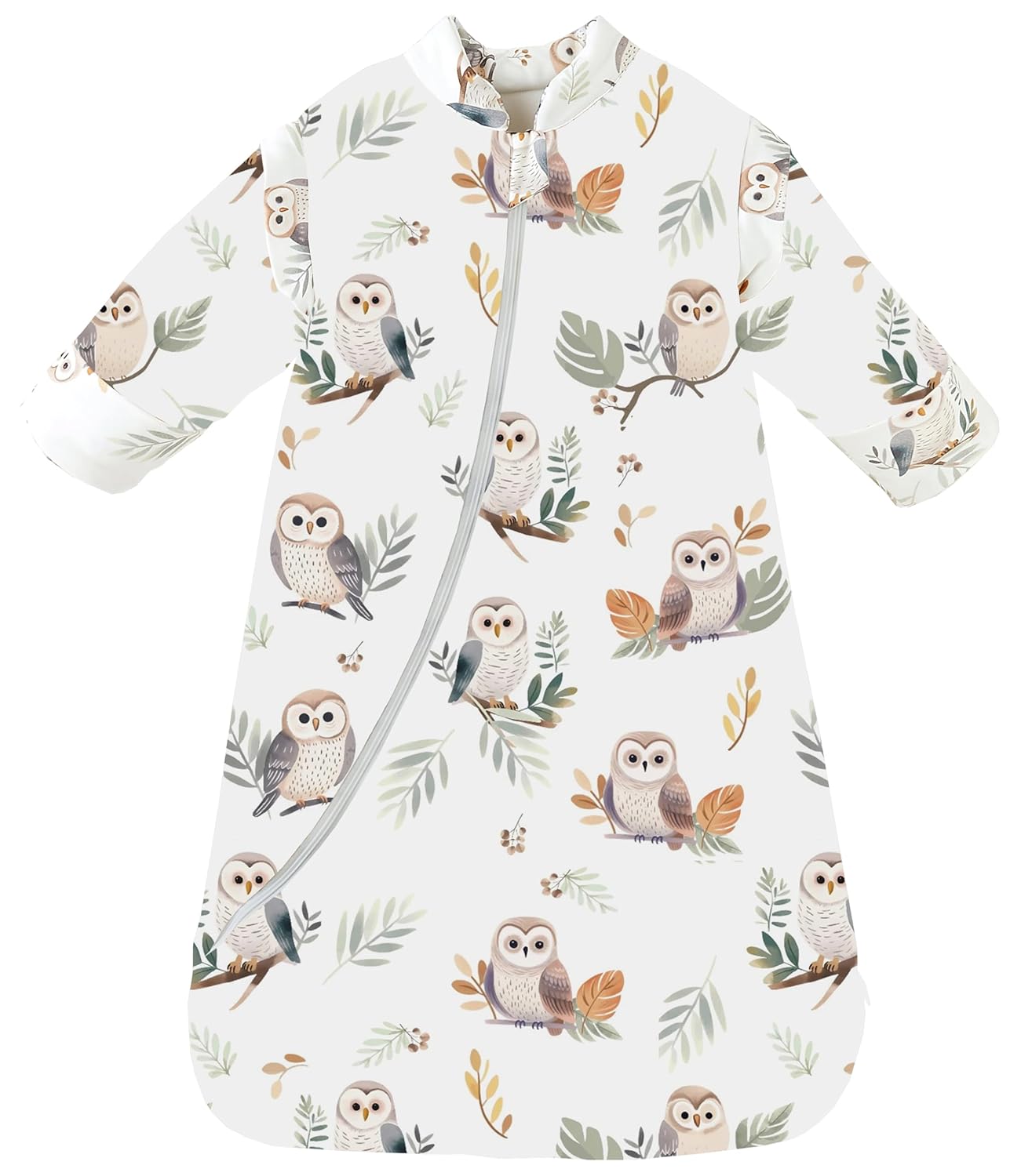Chilsuessy Baby Sleeping Bag Winter, Removable Sleeves, Warm Lined 3.5 Tog Winter Sleeping Bags, Boys/Girls Sleeping Bag for Toddlers from 6 Months to 6 Years