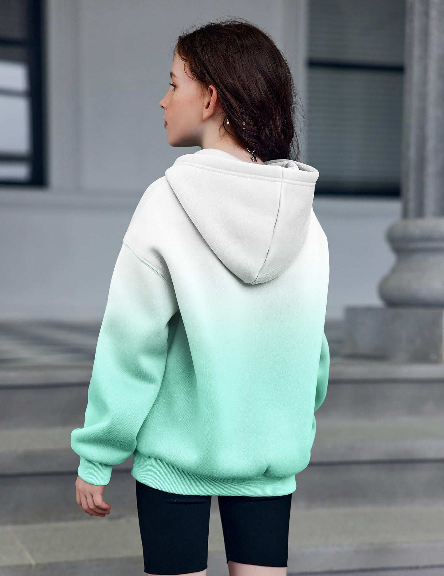 Arshiner Girls' Warm Fleece Children's Hoodie Winter Pullover with Pocket Sweatshirt for Girls 6-16 Years