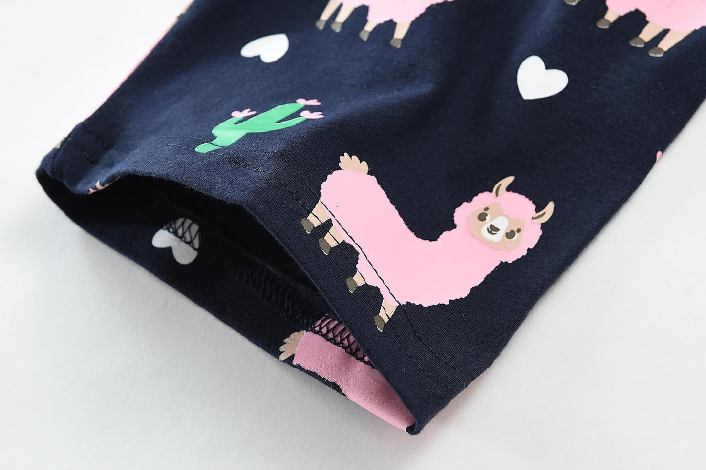 EULLA Mädchen Schlafanzug Kinder Kurz Einhorn Dino Katze Prinzessin Hase Pyjama Set Sommer Kleidung Zweiteiliger Nachtwäsche Baumwolle 92 98 104 110 116 122